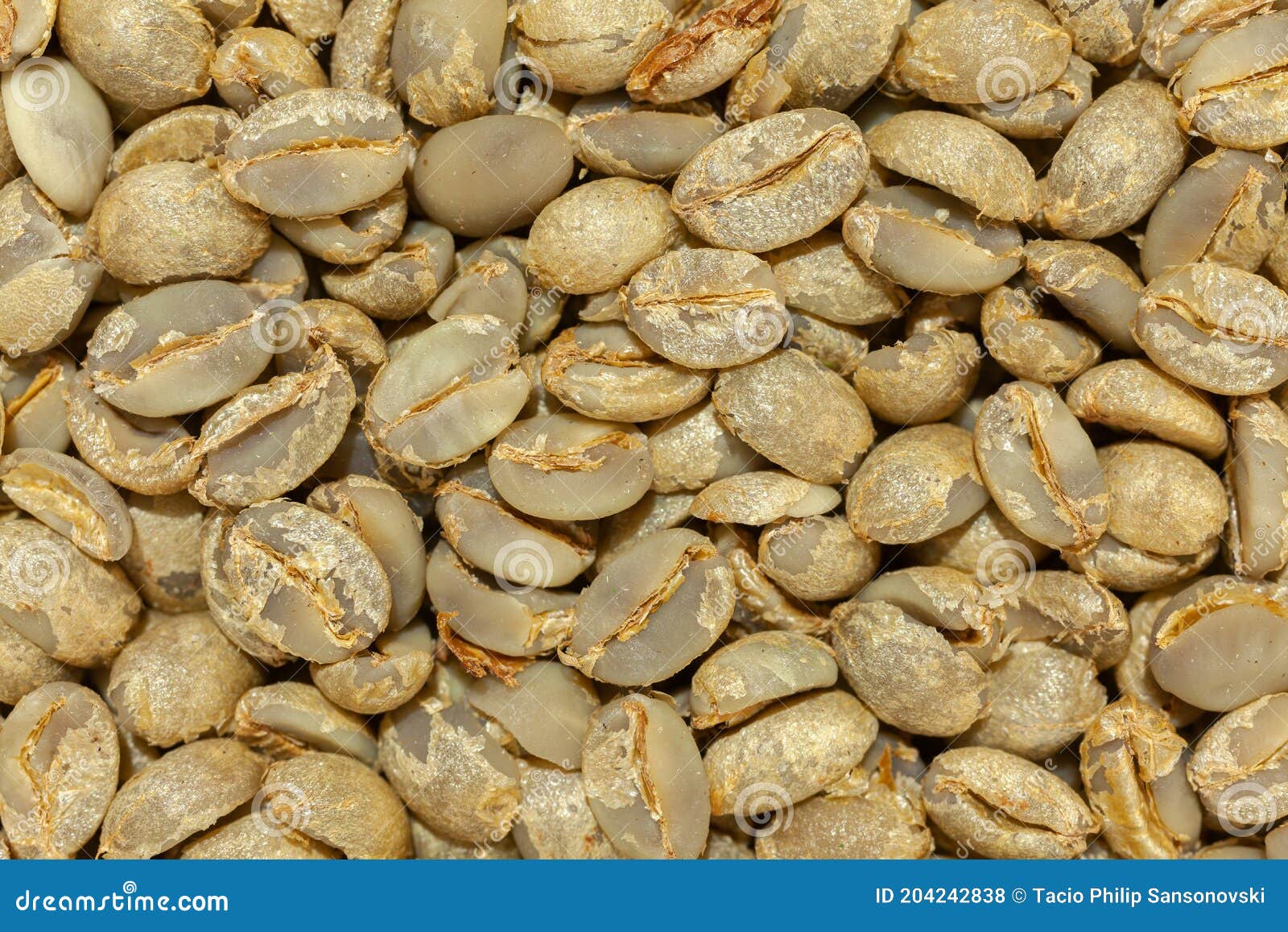 unroasted artesanal gourmet coffee beans pattern