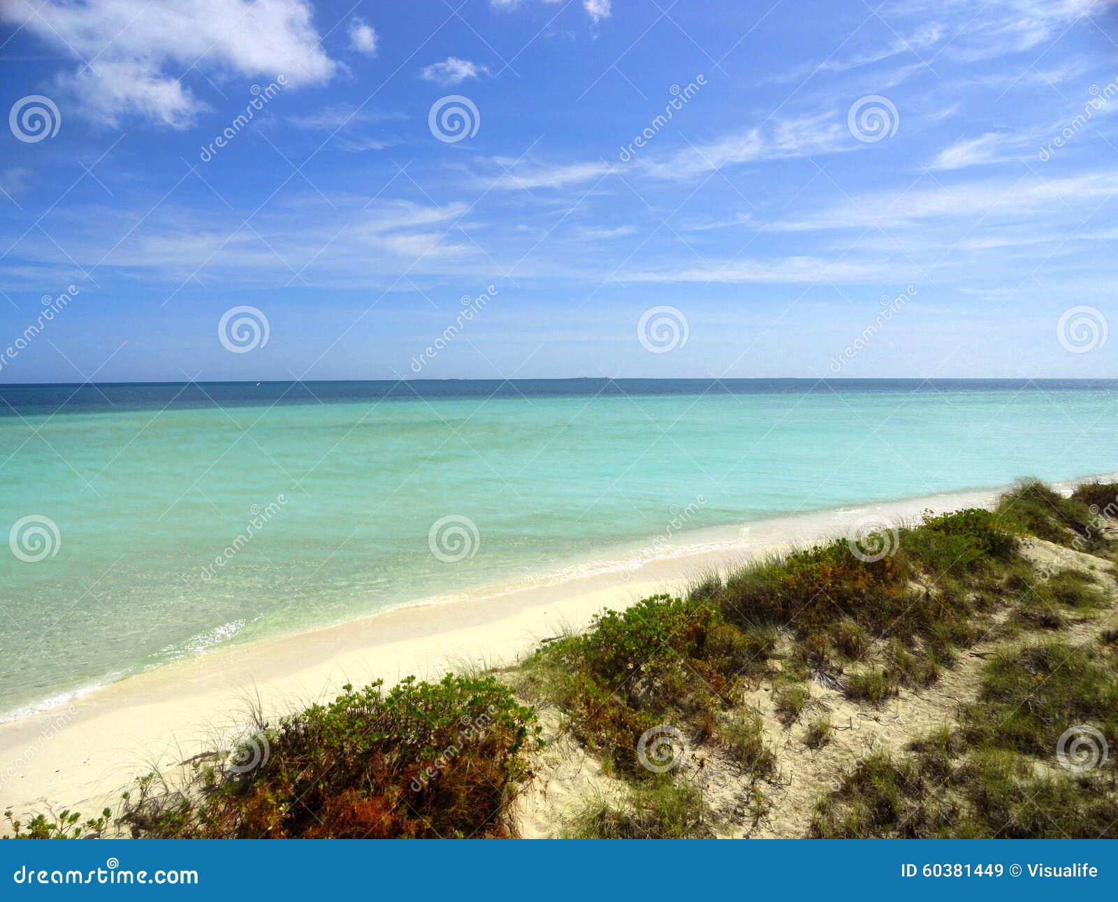 unspoiled beach