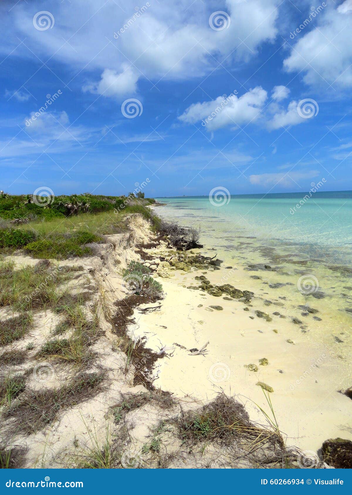 unspoiled beach