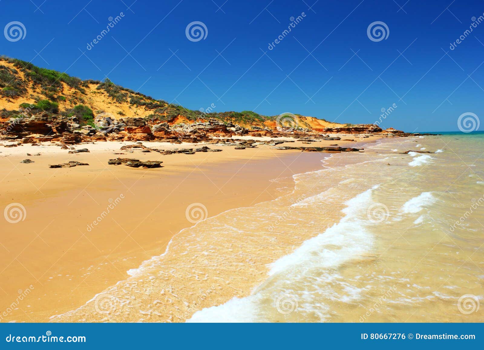 unspoiled beach, western australia