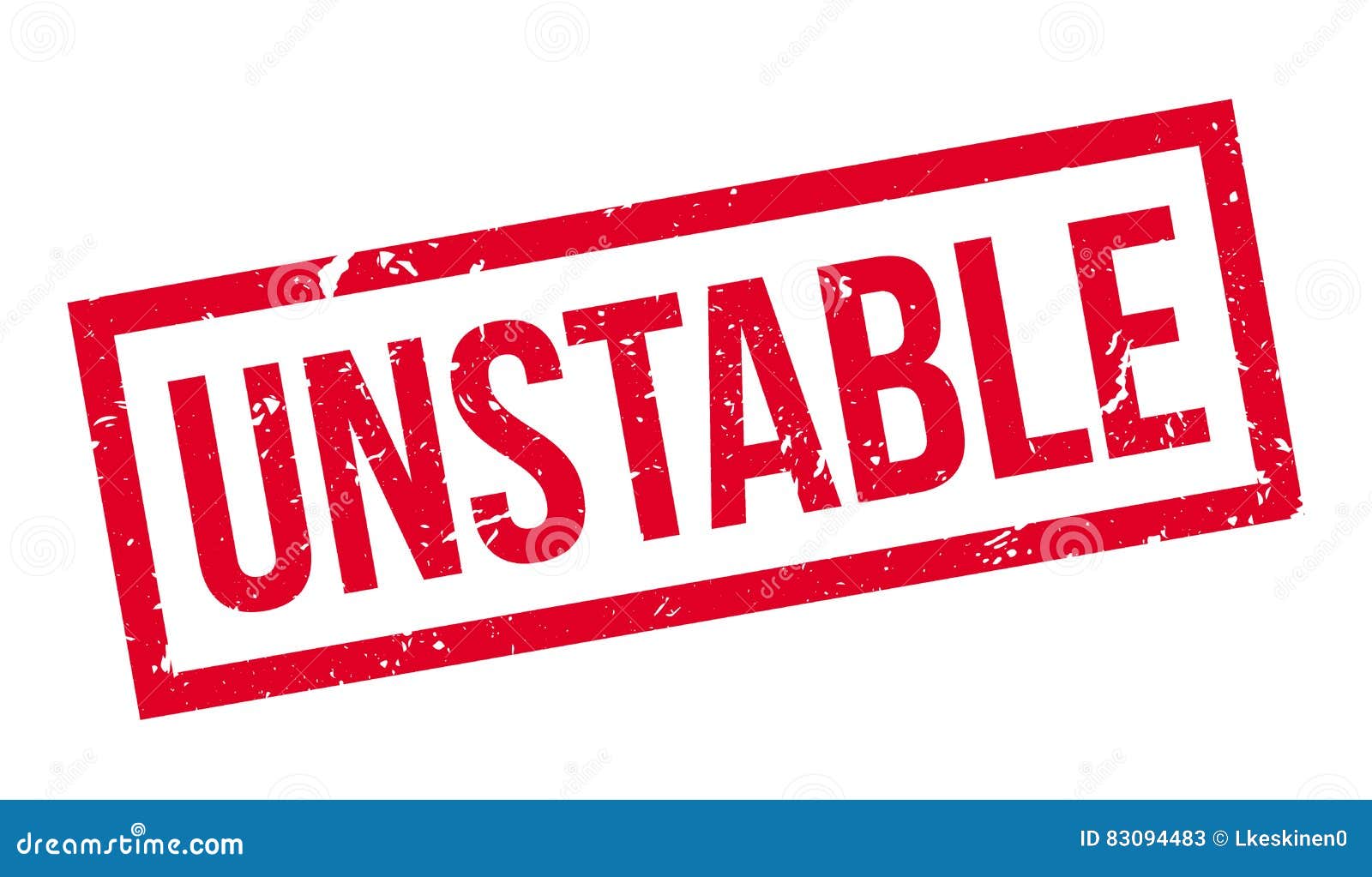 Unstable rubber stamp stock illustration. Illustration of ambiguous
