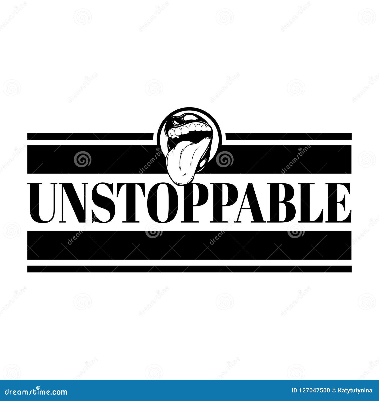 Unstoppable rubber stamp Royalty Free Vector Image