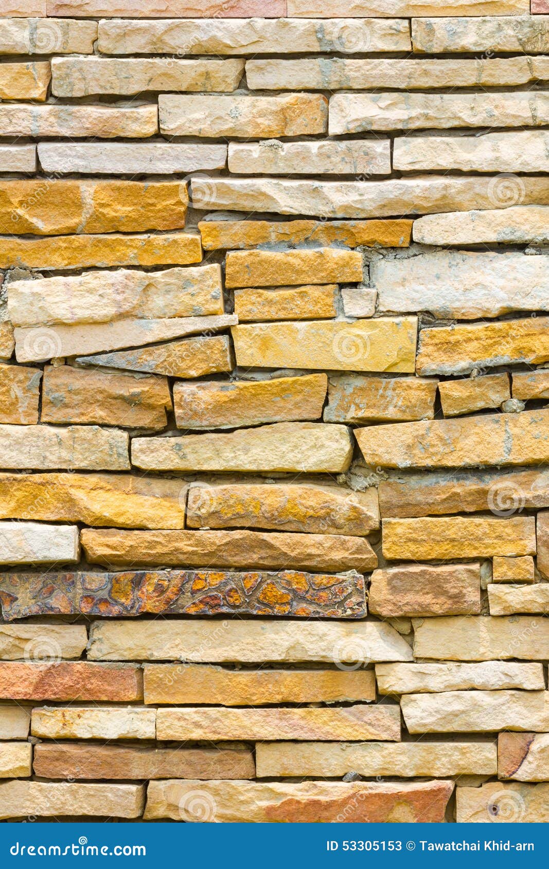 Untidy Or Uneven Brick Wall, Texture Background Stock