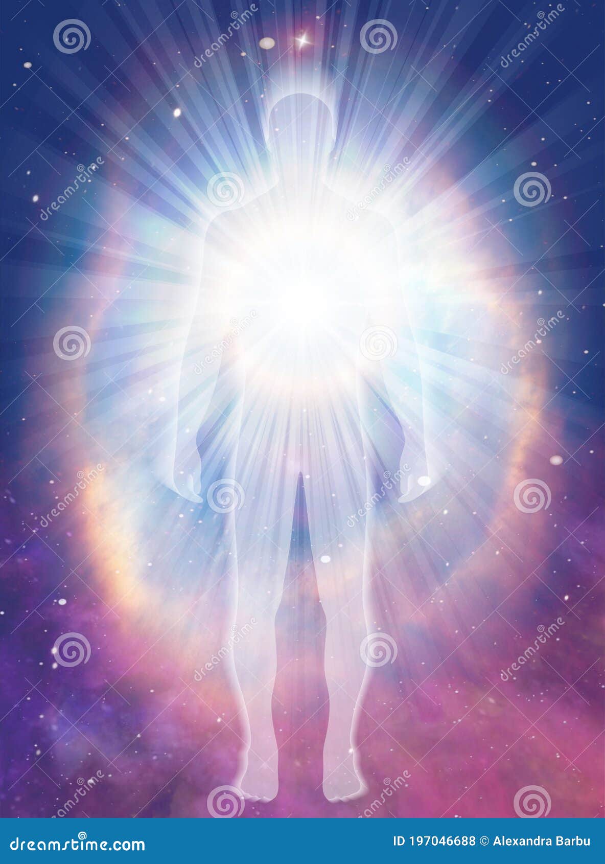 man universe, meditation, healing, human body energy beams