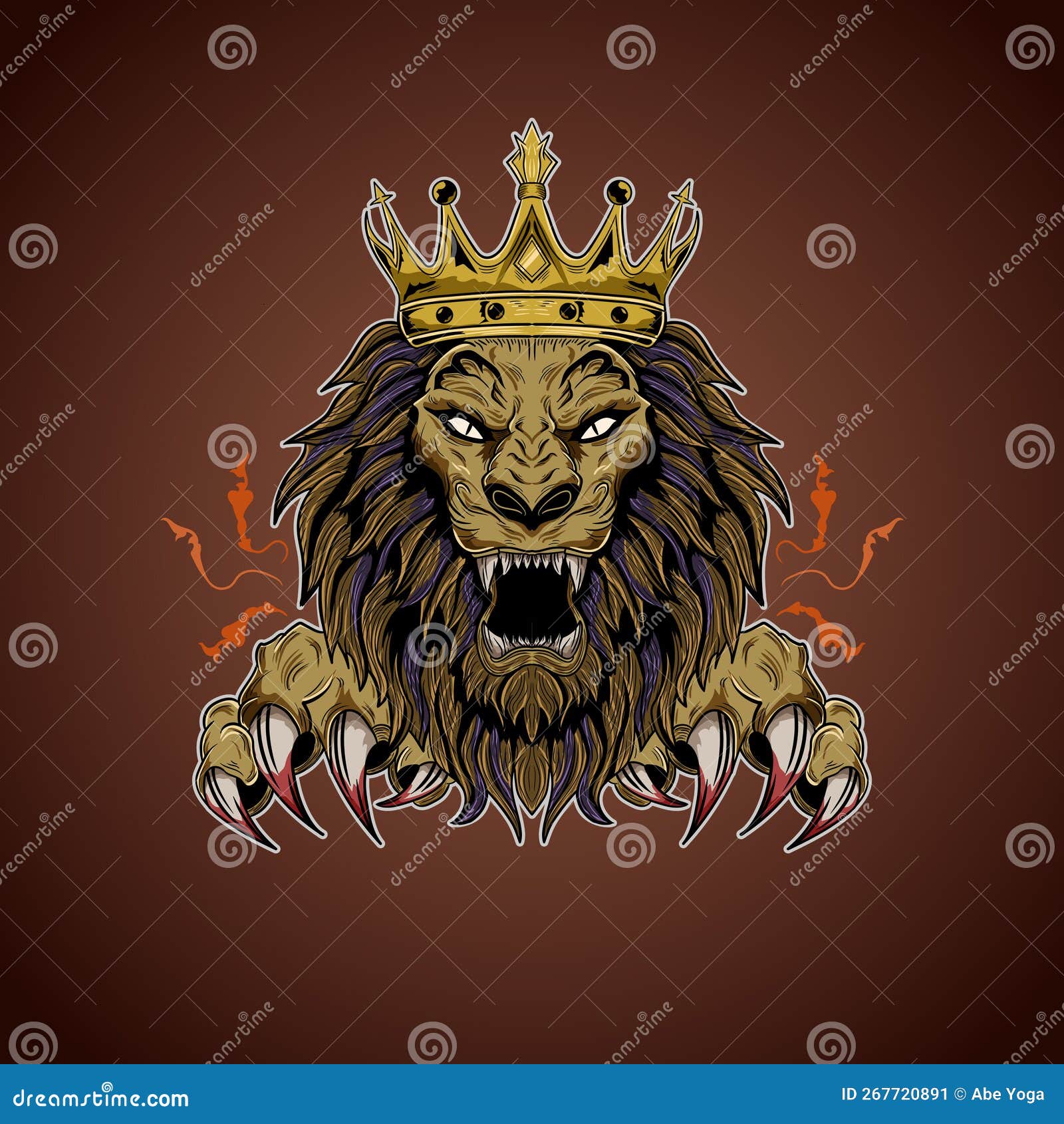 lion king claw   artwork