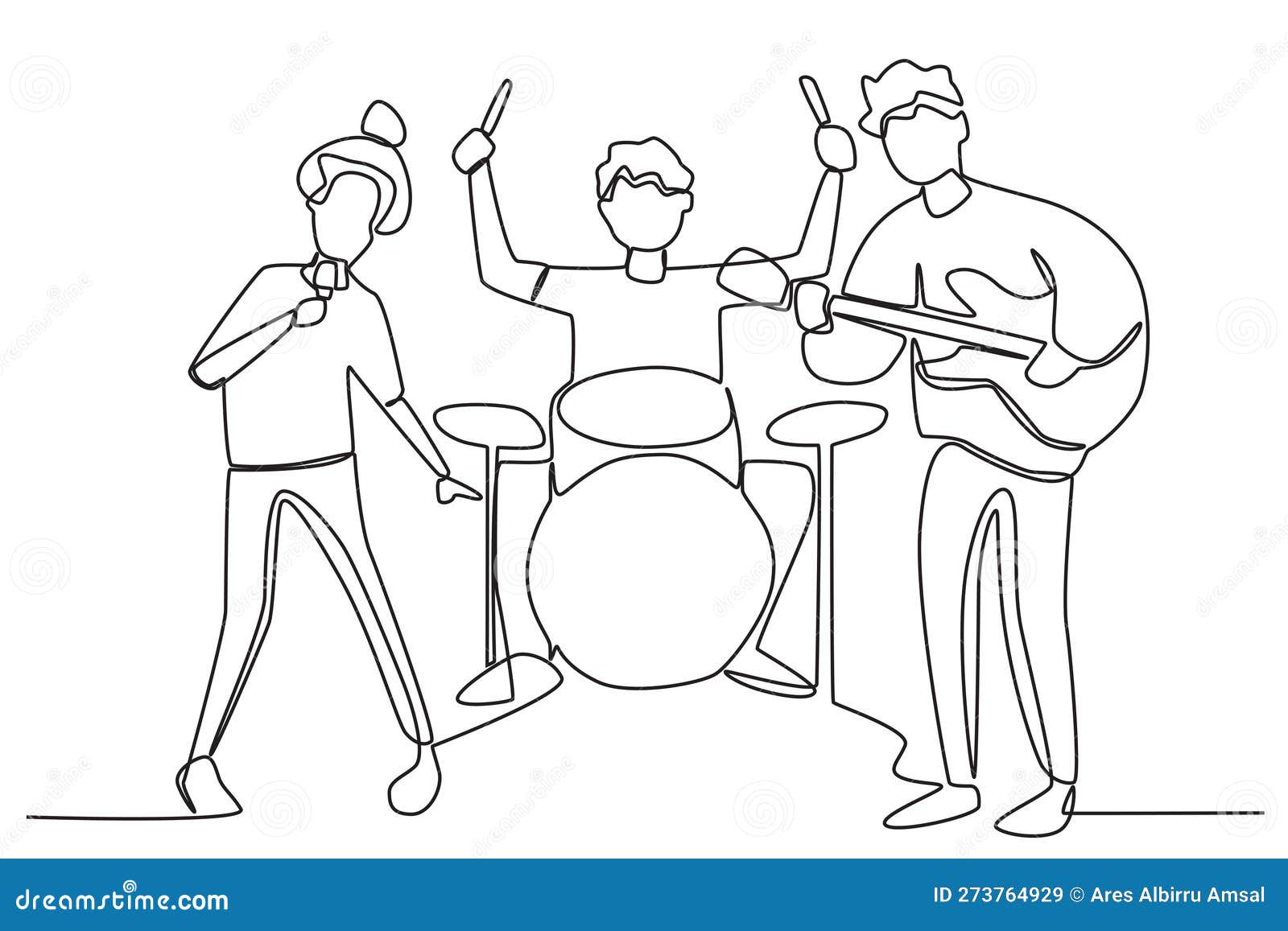 A Group Band Singing Together Stock Vector Illustration Of Show Bass a-group-band-singing-together-stock-vector-illustration-of-show-bass