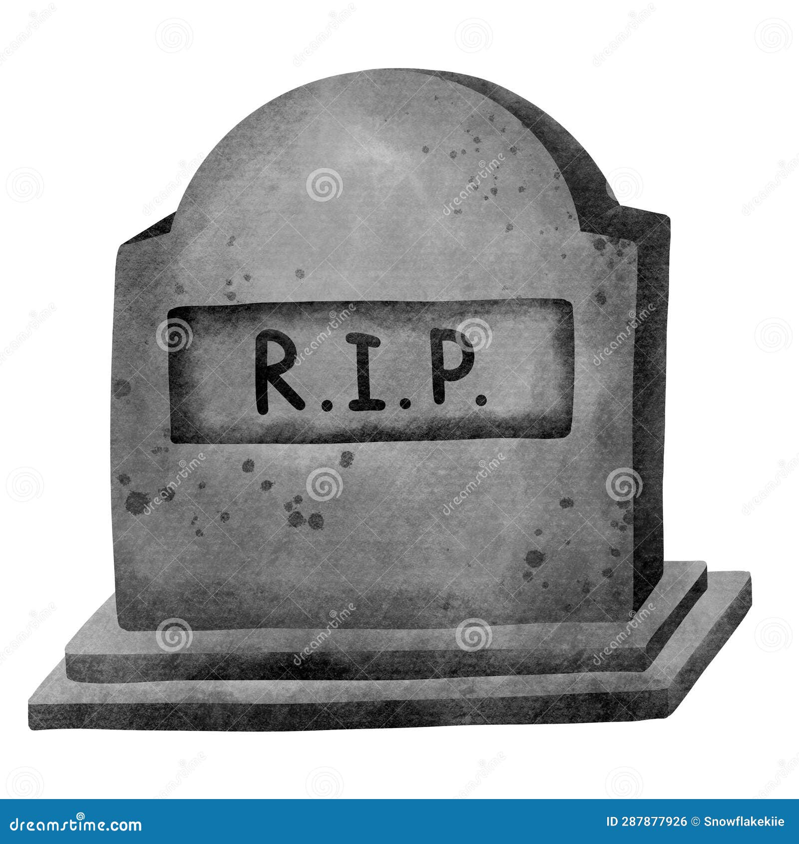 Free: Related Gravestone Clipart Transparent - Rip Tombstone Png 