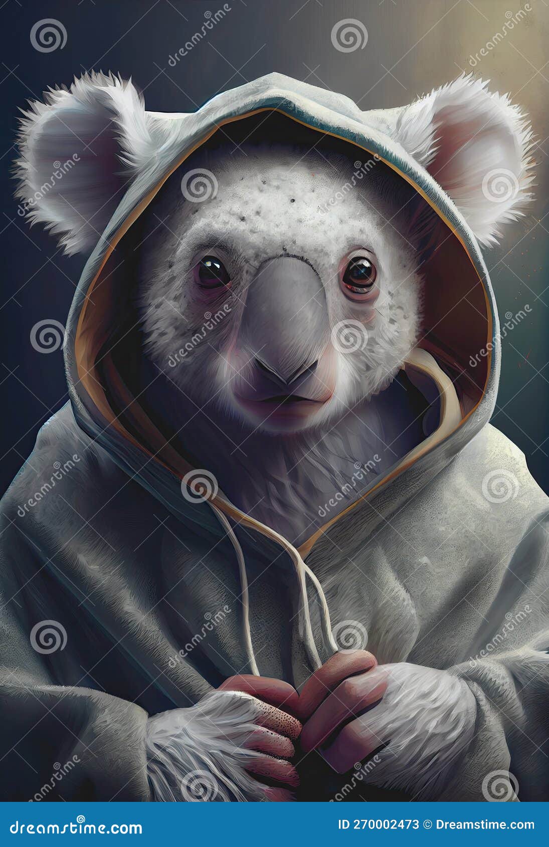 Koala, Plush Toy, Fantasy, Hoodie, Mascot, Fantasy, Background