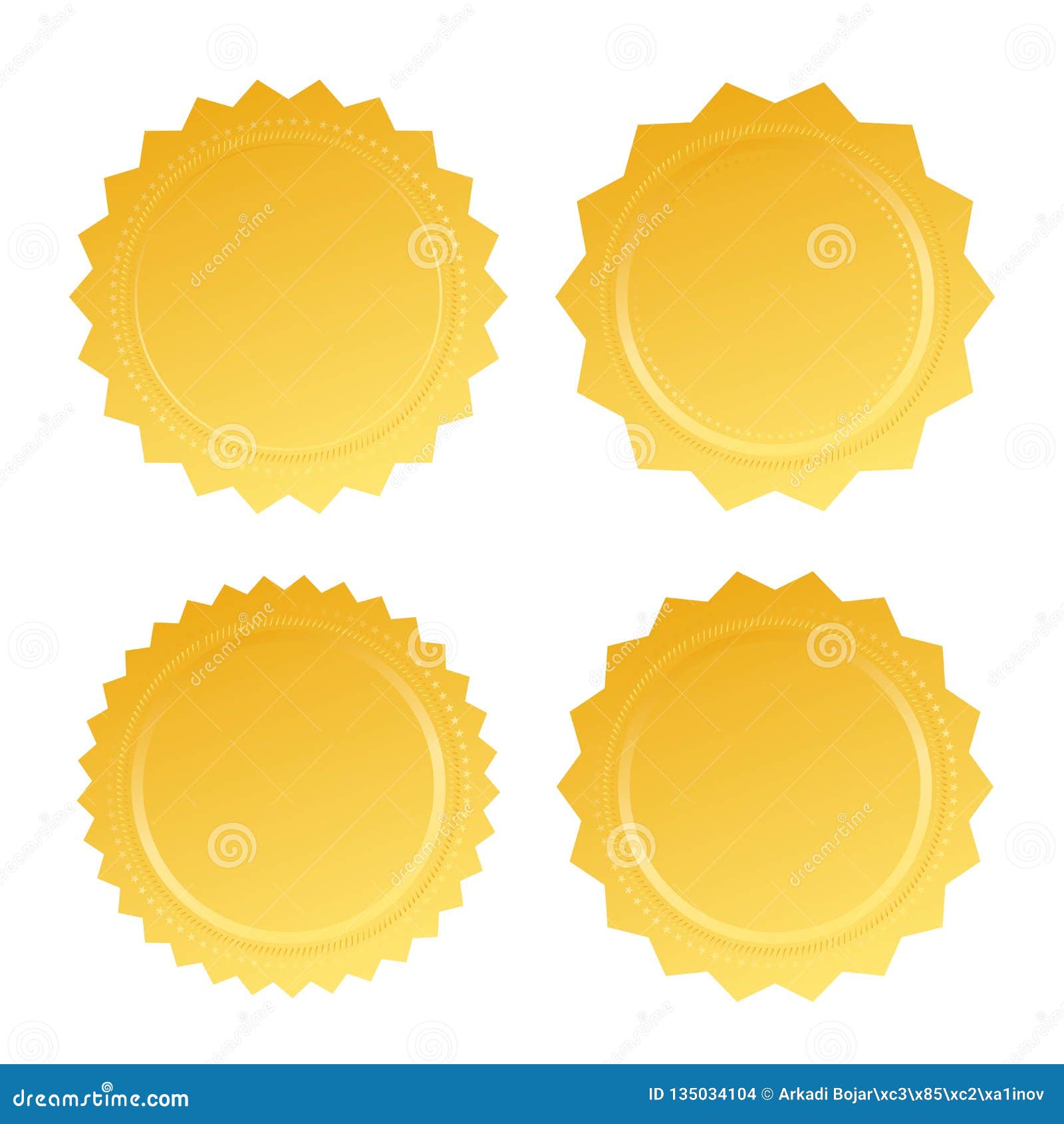 certificate gold seal psd