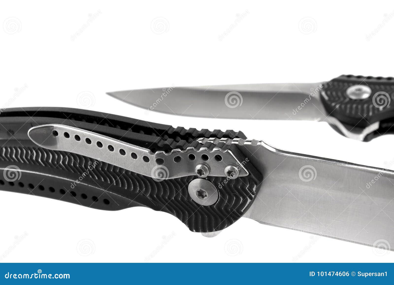 Unusual Folding Pocket Knife Stock Photo Image of handle, clip 101474606