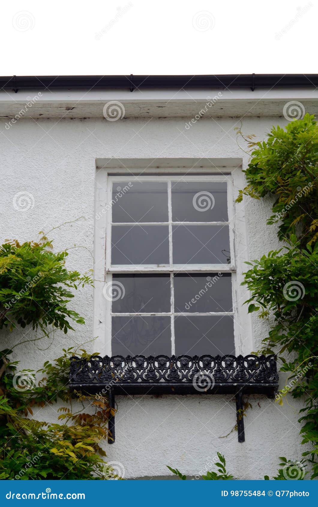 Unusual And Interesting Shape Of The Window, Interesting Element Stock .