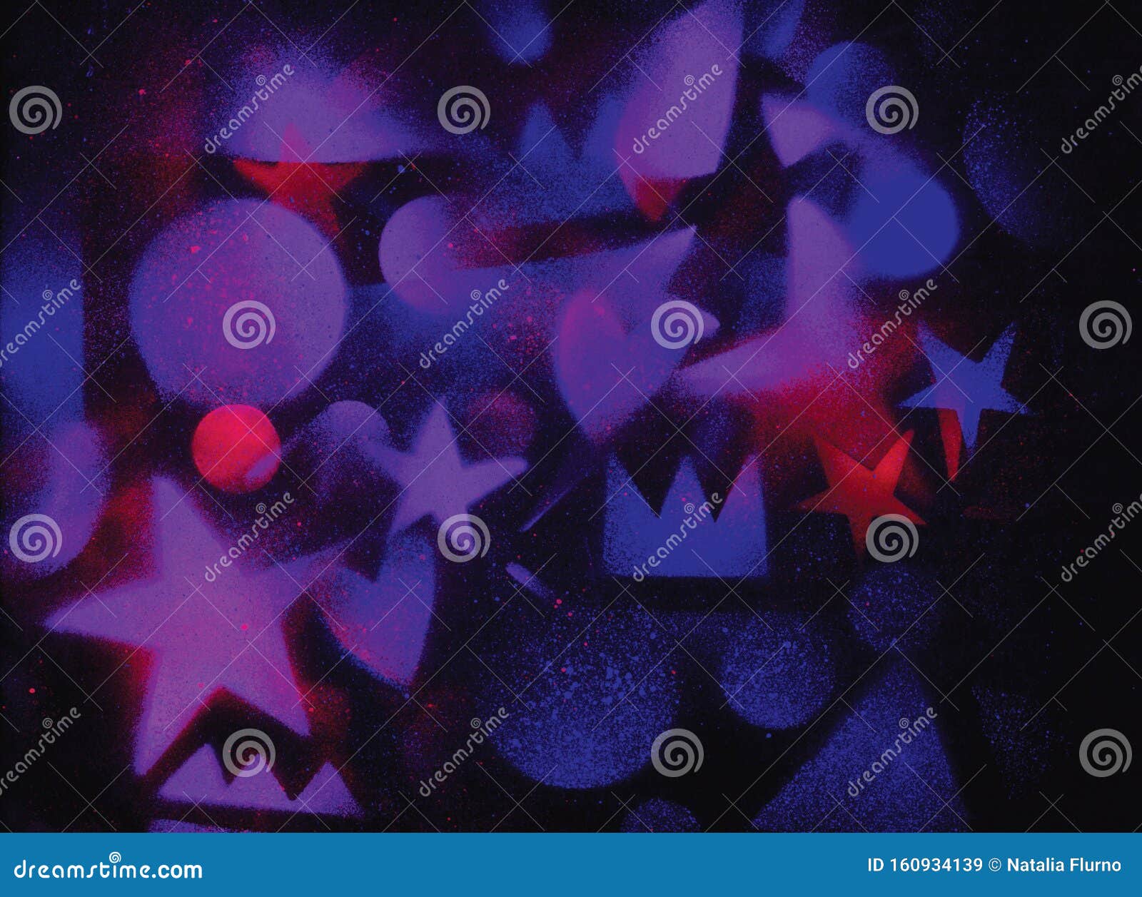 unusual space abstract background