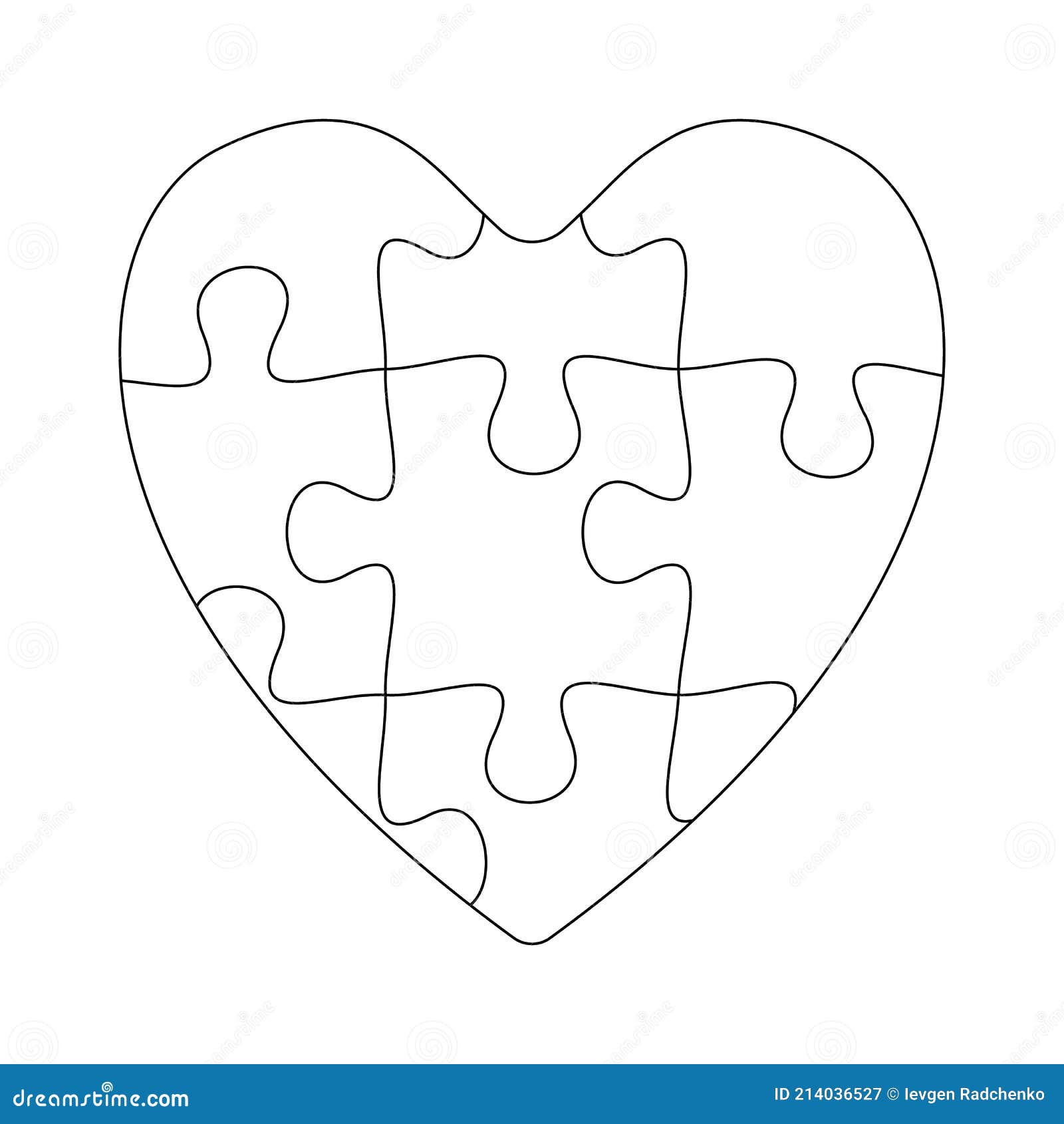 Blank Heart Shape Puzzles, Blank Jigsaw Puzzle