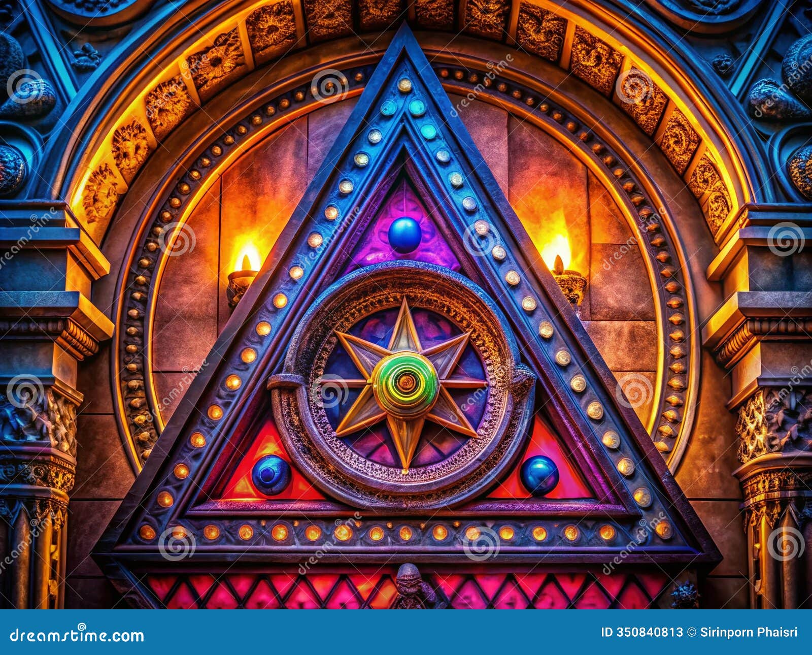 unveiling the mysteries intricate line art depicts esoteric s and occult imagery