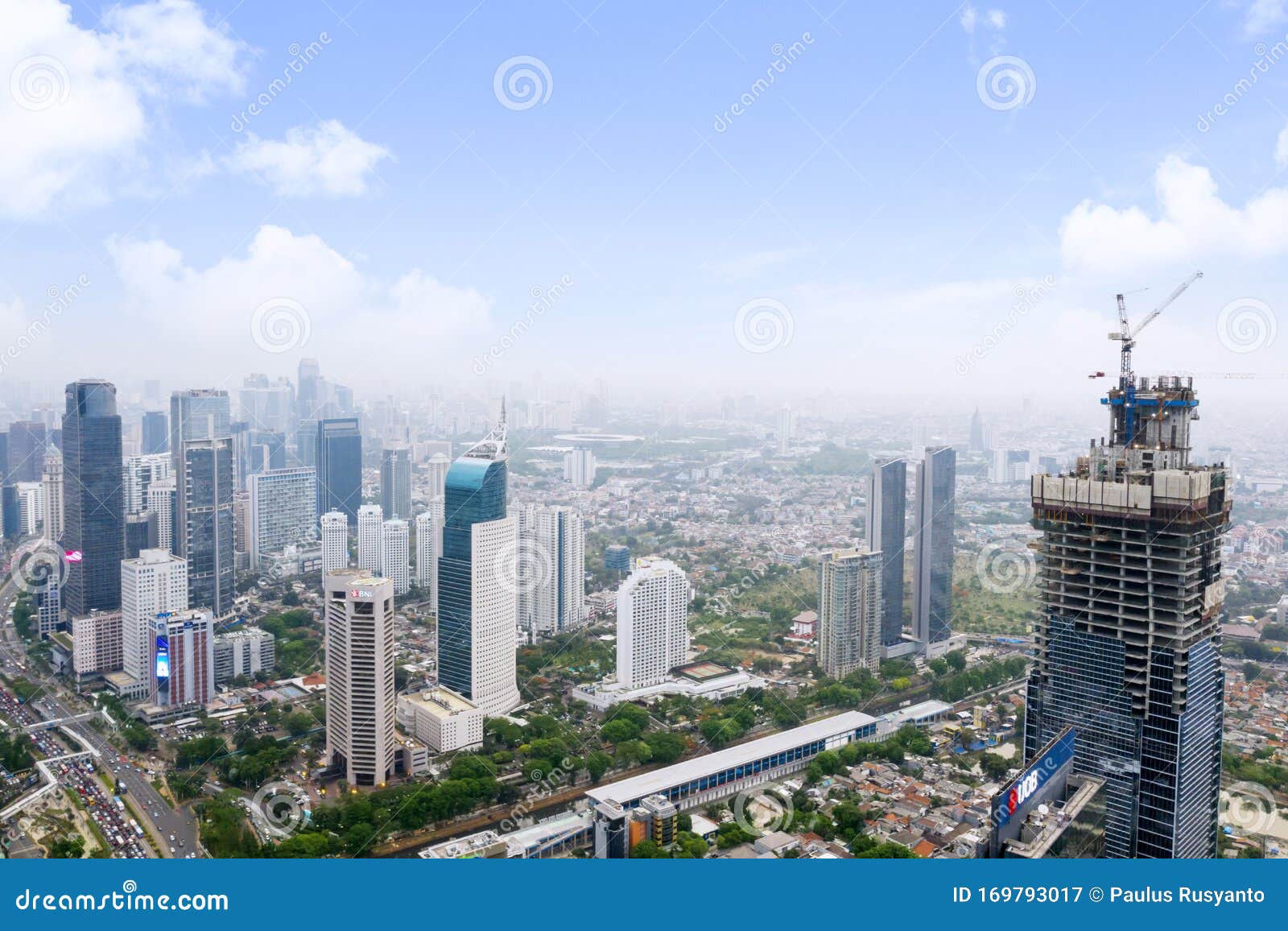 Uob Plaza In Sudirman And Other Famous Skyscrapers Editorial Photography Image Of Building Activity 169793017