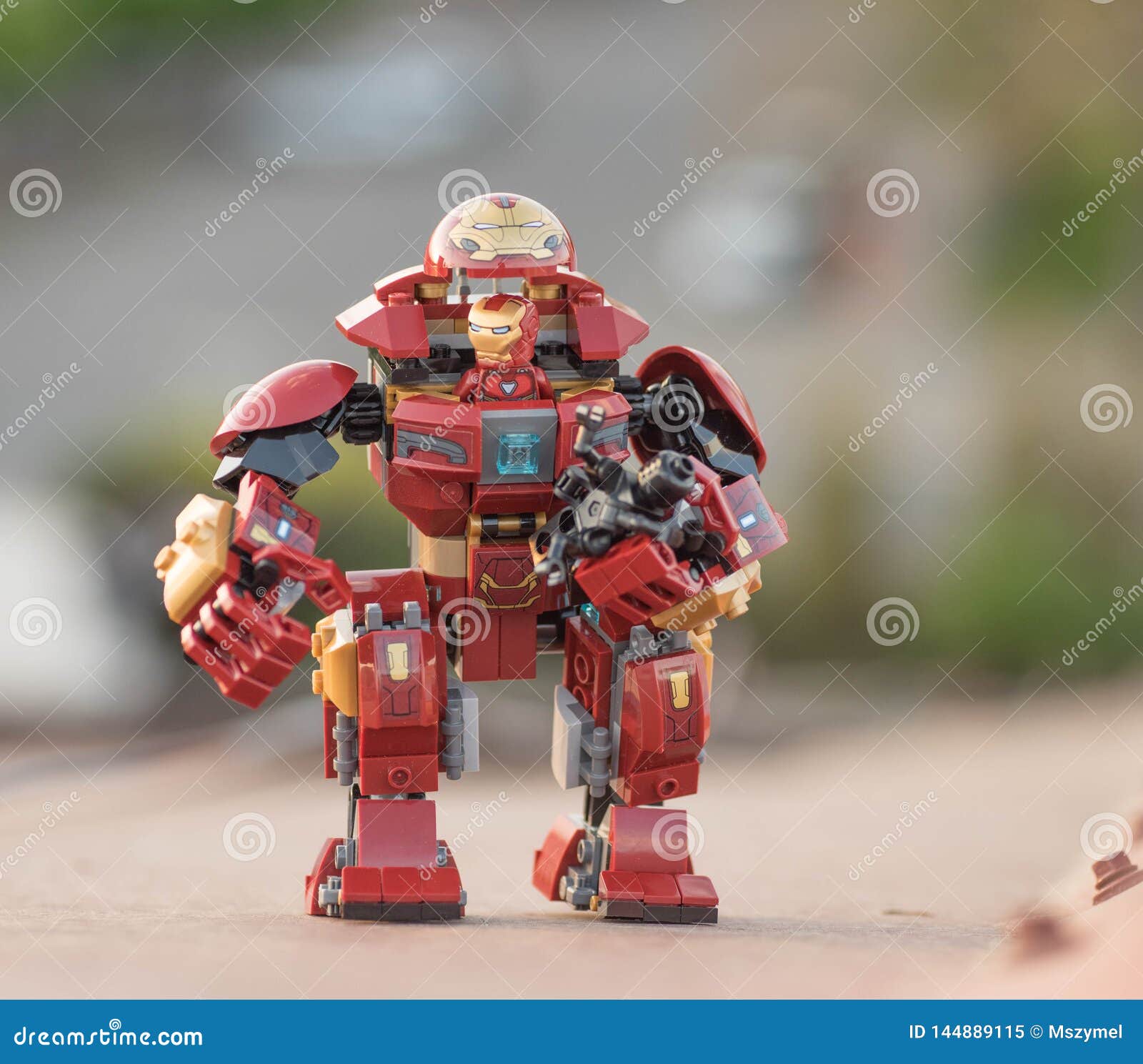 Uomo Del Ferro Dell'eroe Eccellente Di Lego Nel Hulkbuster