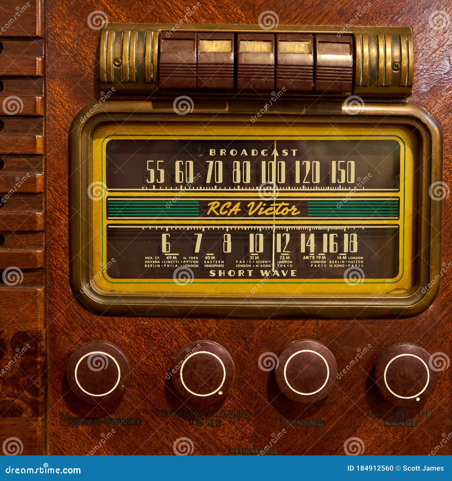 Up Close Vintage am Radio Tuning Dial and Scale Editorial Image Image of radio, communication