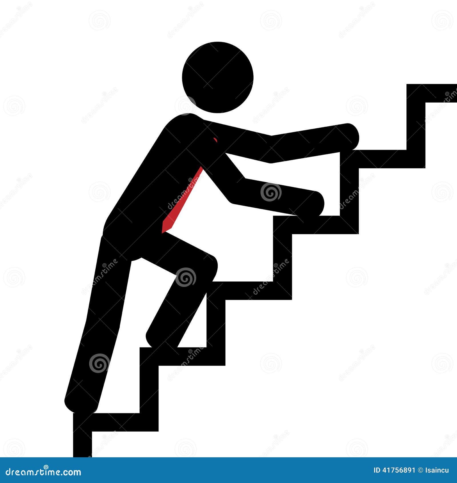 clipart man climbing stairs - photo #27