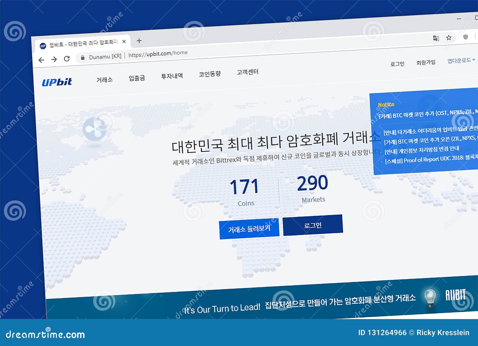 UPbit South Korean Bitcoin Crypto Currency Exchange ...