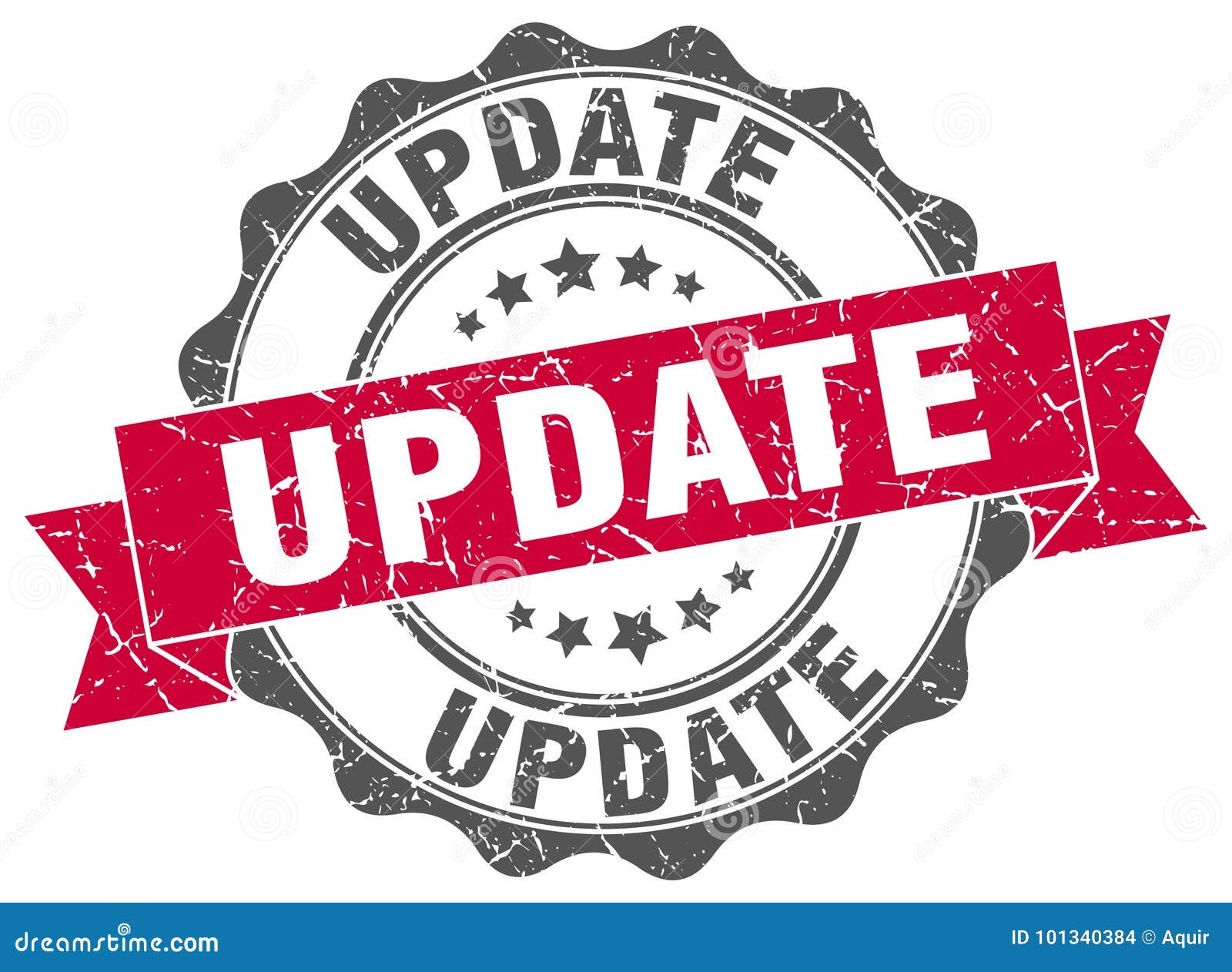 Update stamp. sign. seal stock vector. Illustration of sign - 101340384