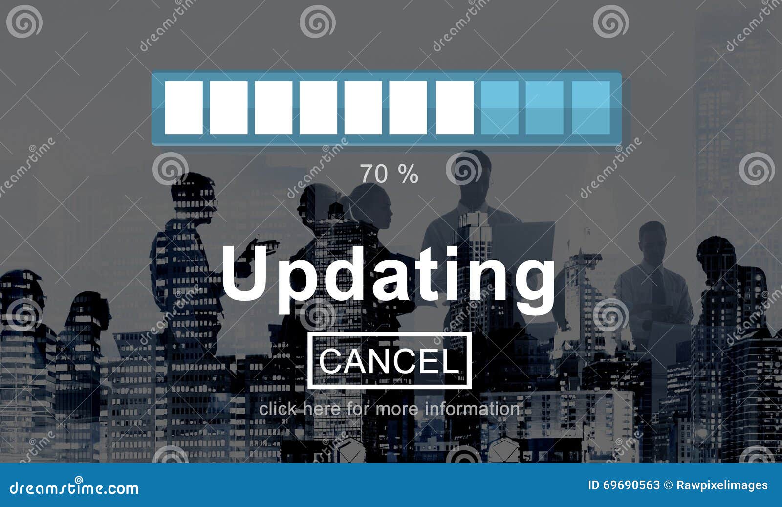 updating upgrade software program data technology concept