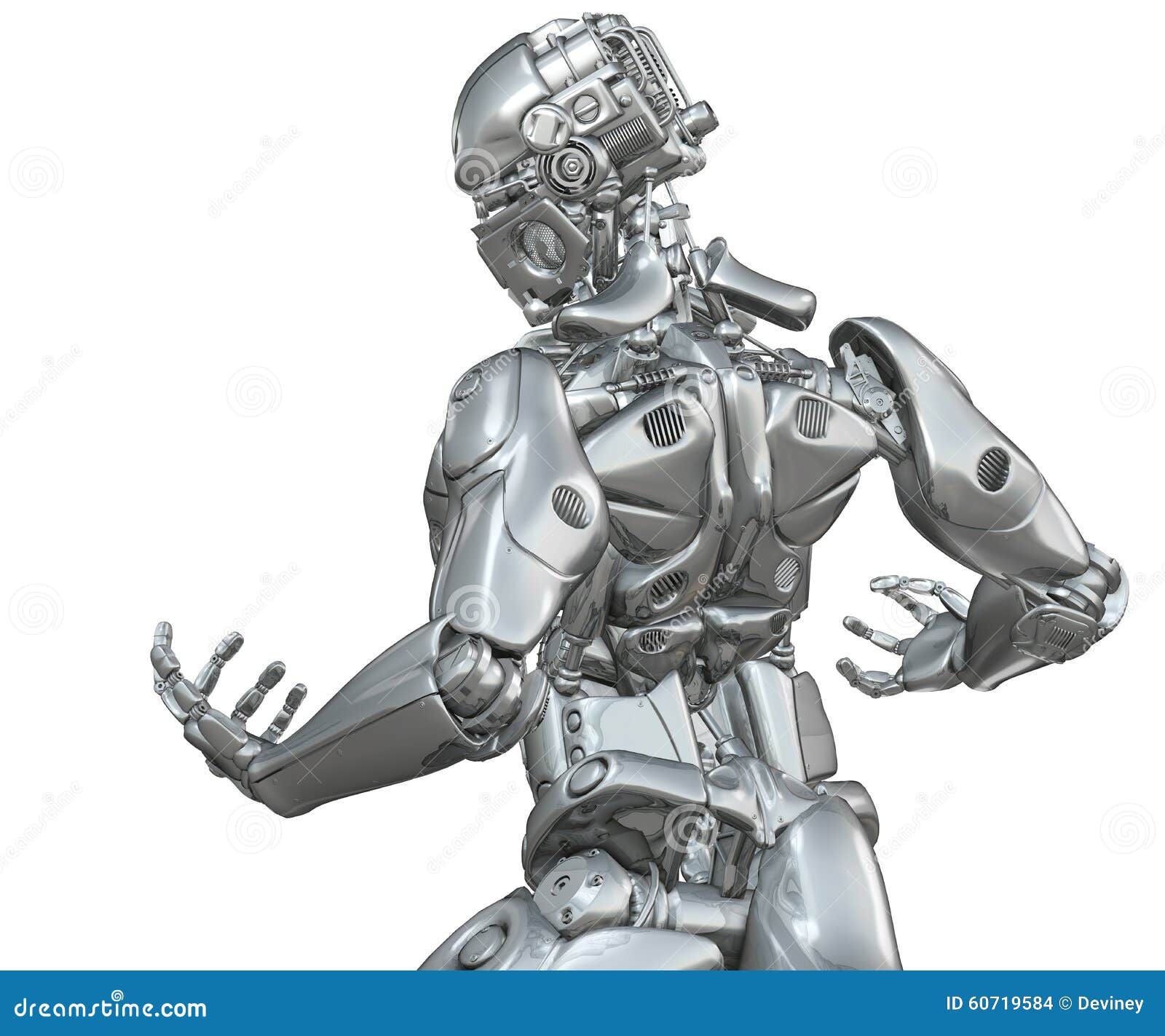 upper-body-chrome-robot-movable-robotic-