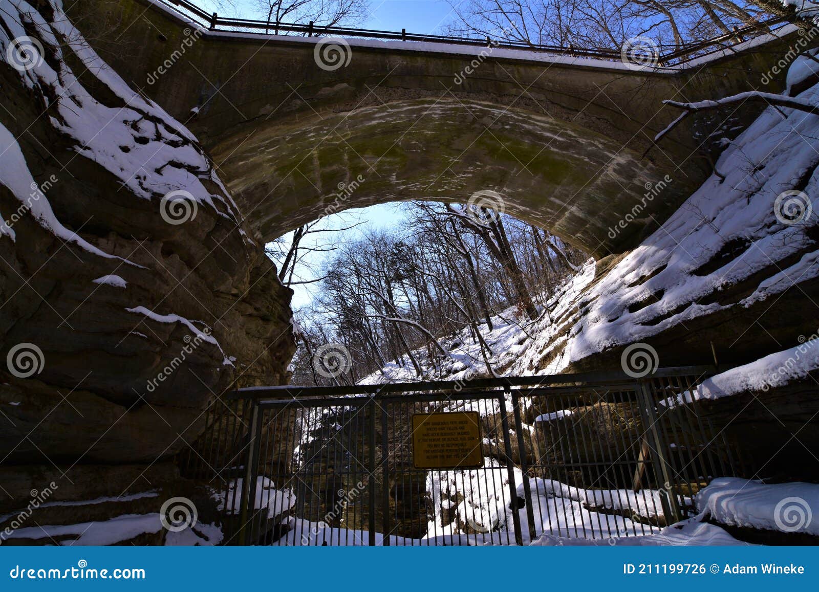 upper dells bridge vermillion river canyon matthiessen state park illinois