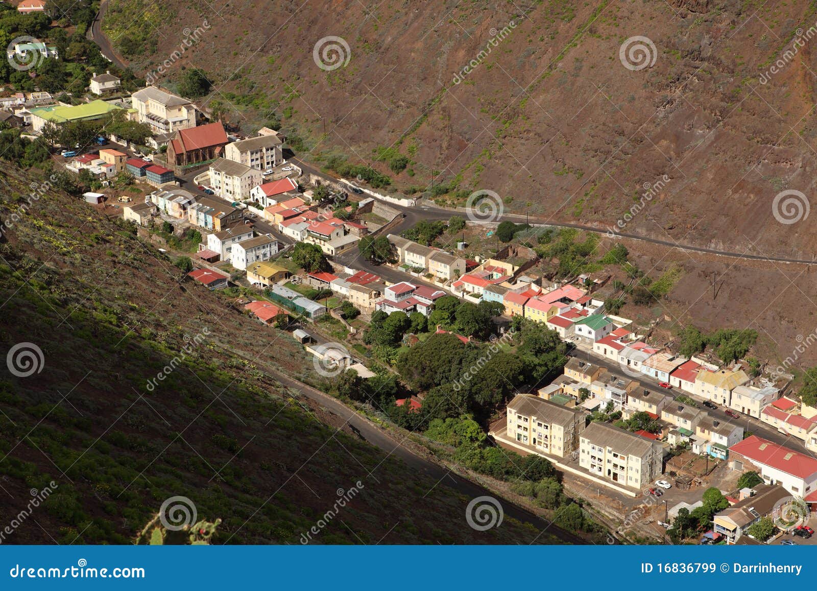 upper jamestown on st helena island south atlantic