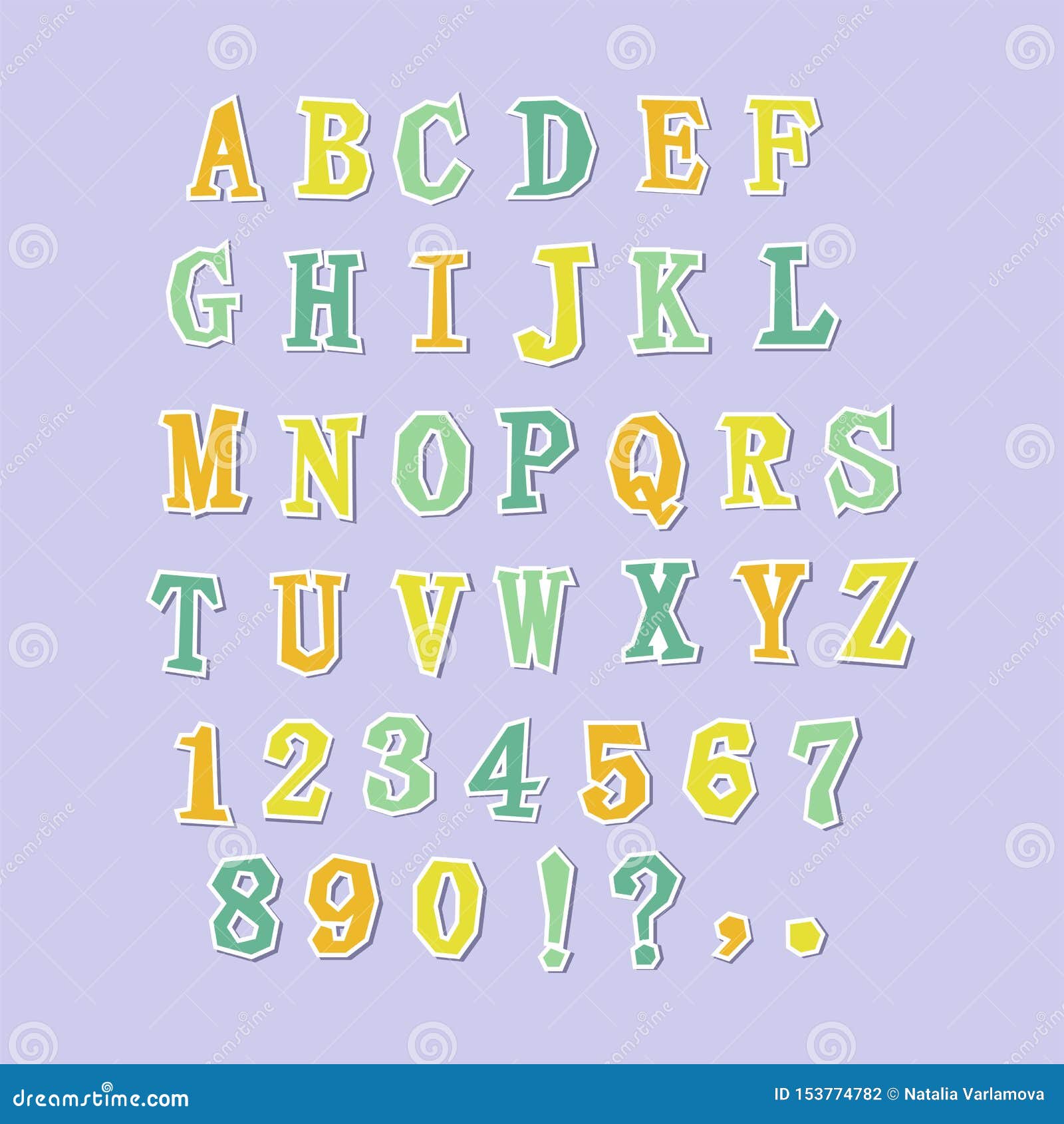 Uppercase Alphabet. Latin Alphabet Letters Stock Vector Illustration of english, character