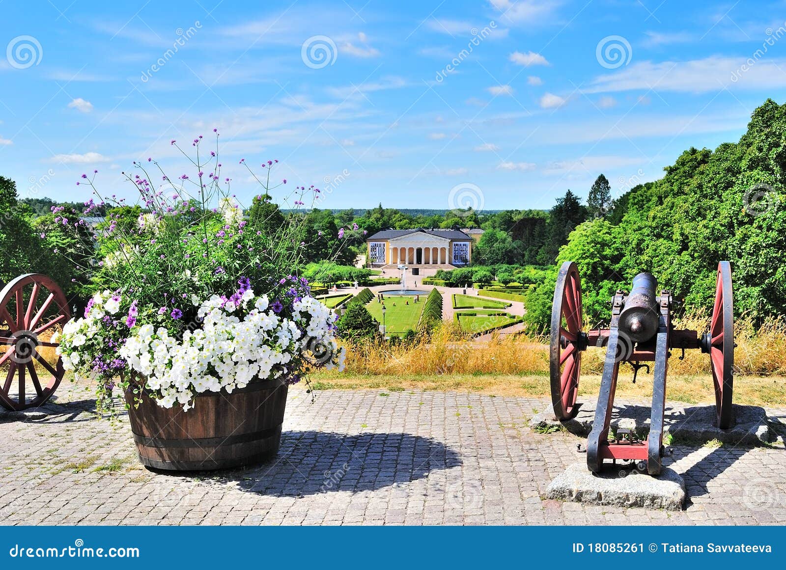 Uppsala, Sweden. View of Botanic Garden Stock Image Image of plant