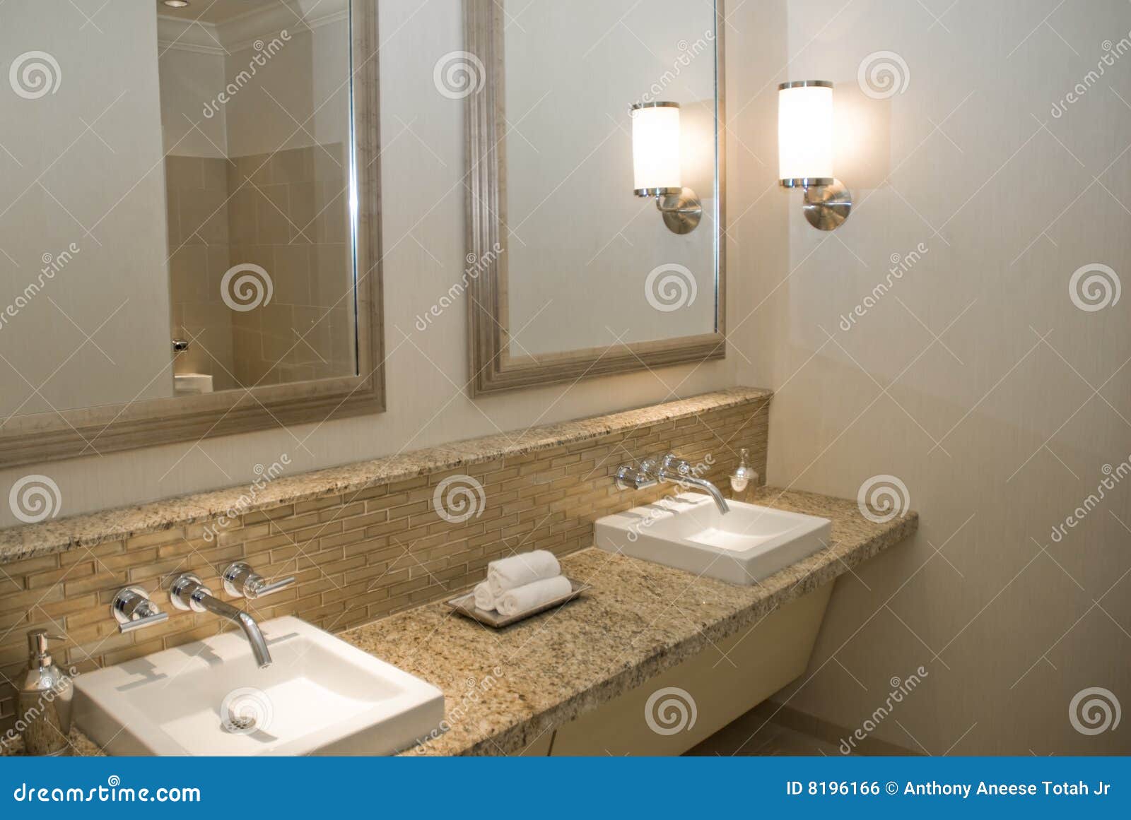 Upscale Bathroom Vanity stock photo. Image of 8196166