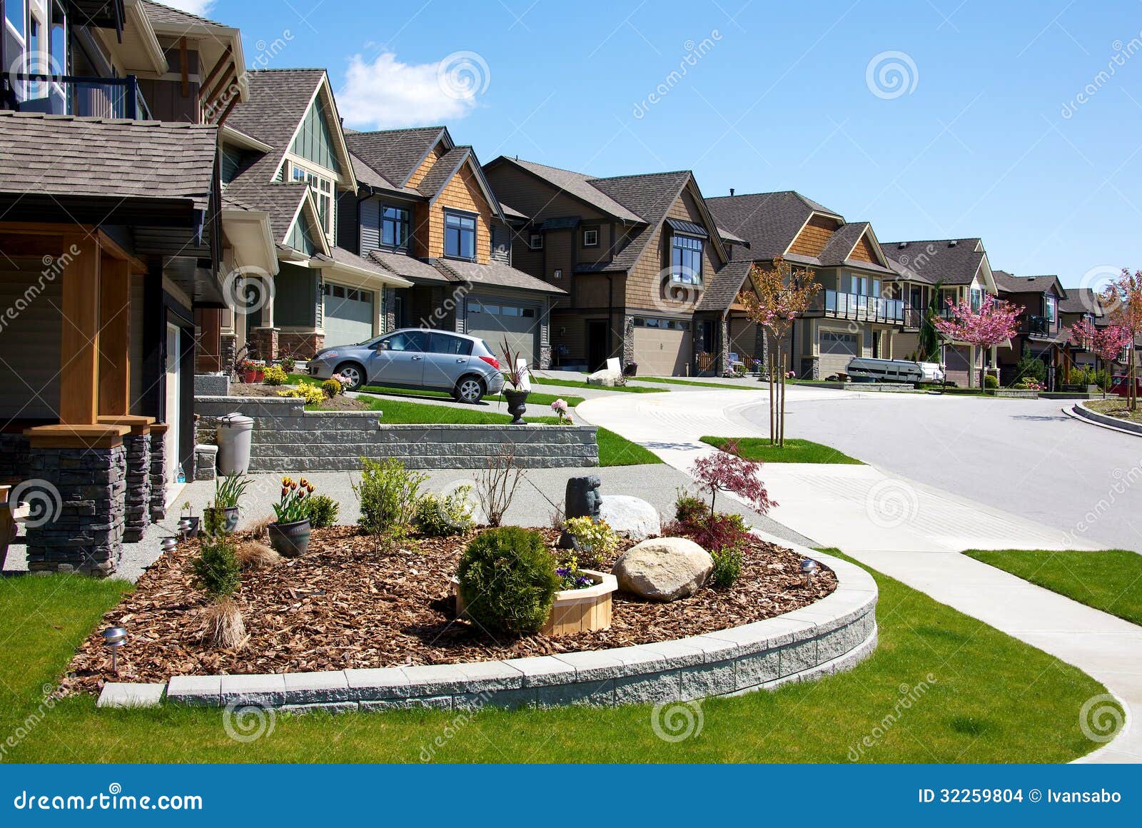 upscale neighborhood