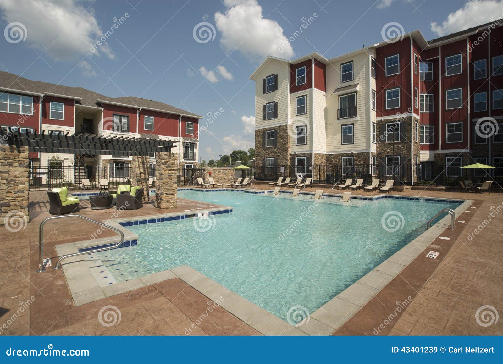 upscale pool area