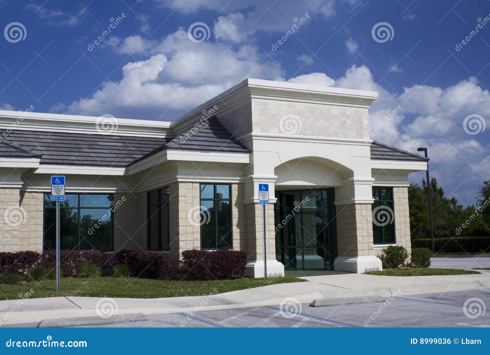 Upscale Professional Office Stock Photo Image of facility, lawn 8999036