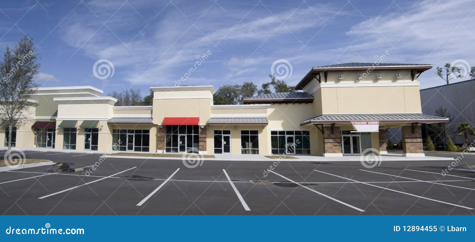 upscale strip mall pano