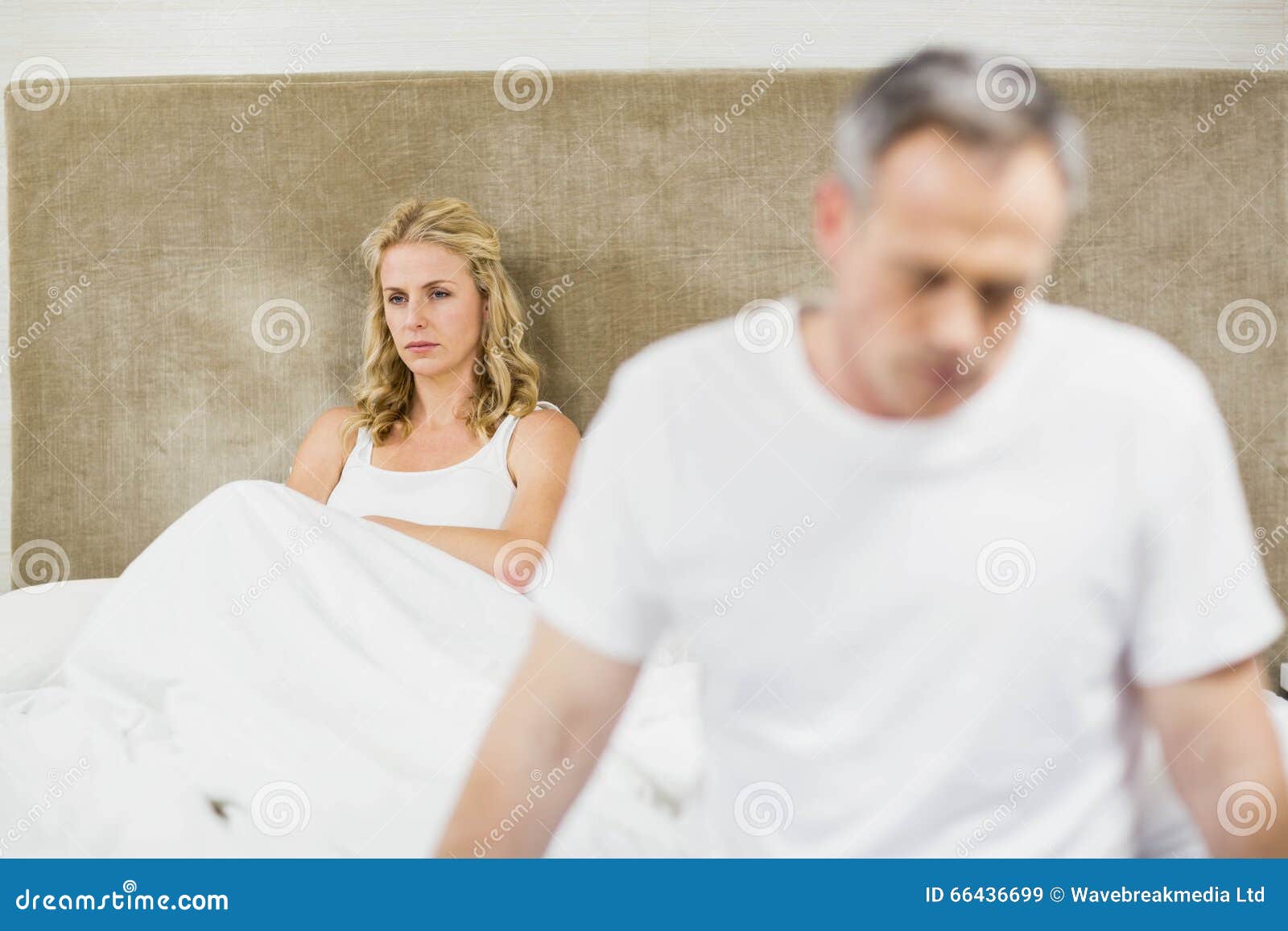 Upset Couple Sulking Each Other Stock Image Image Of Annoyed 