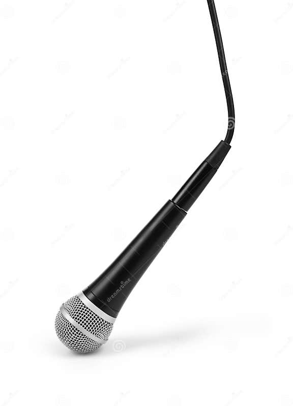 Upside down microphone stock image. Image of isolated 69972379