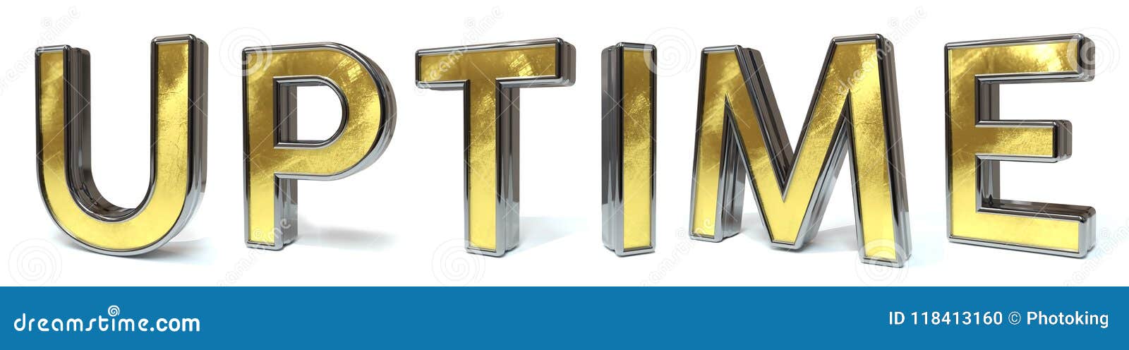 uptime to golden text
