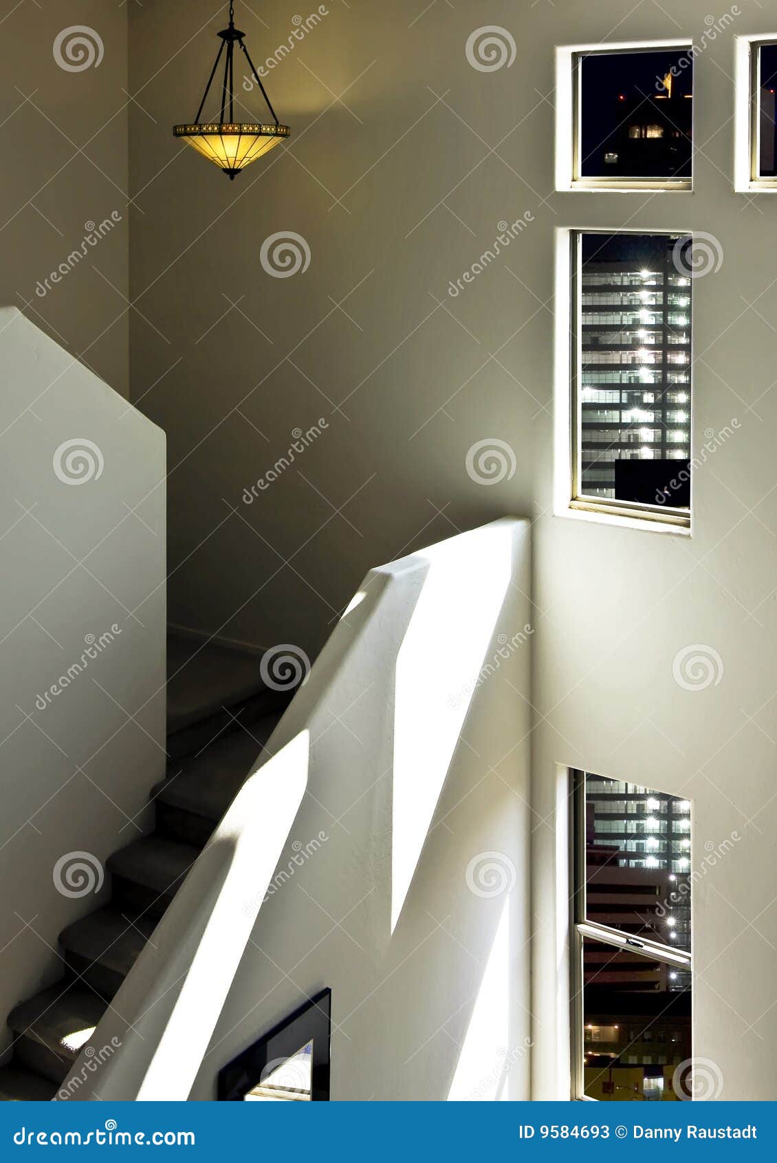 uptown luxury loft home stairway