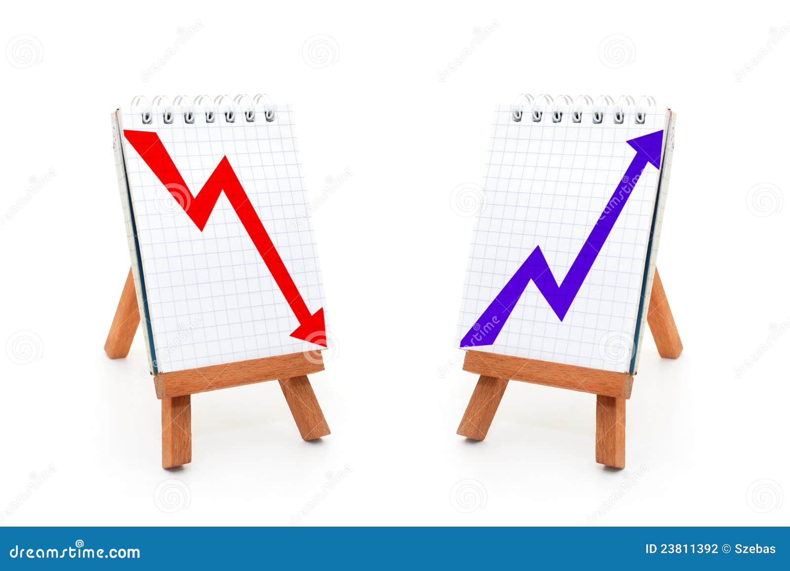 upward and downward graphs