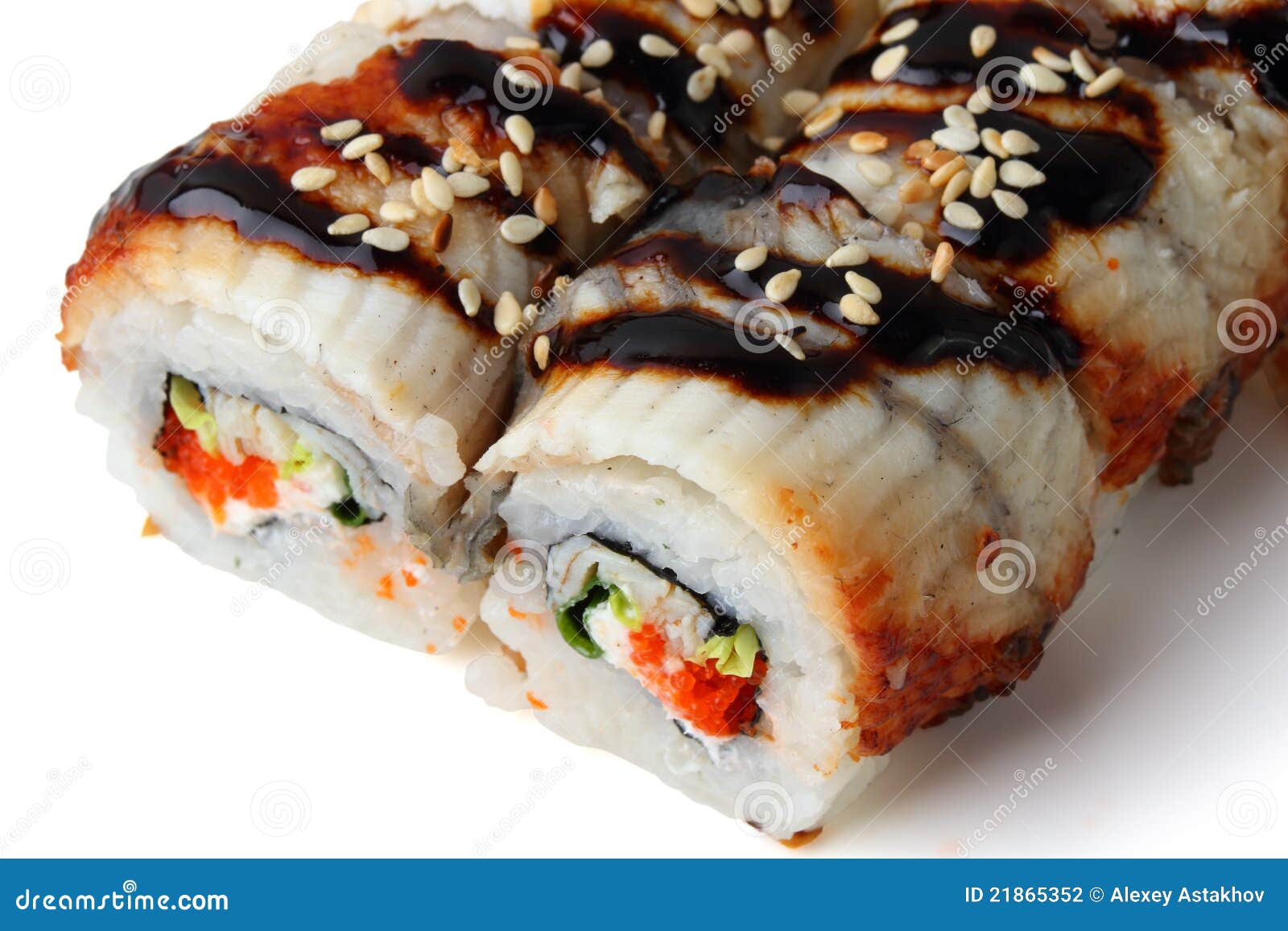 Uramaki rolls stock photo. Image of delicious, japanese 21865352