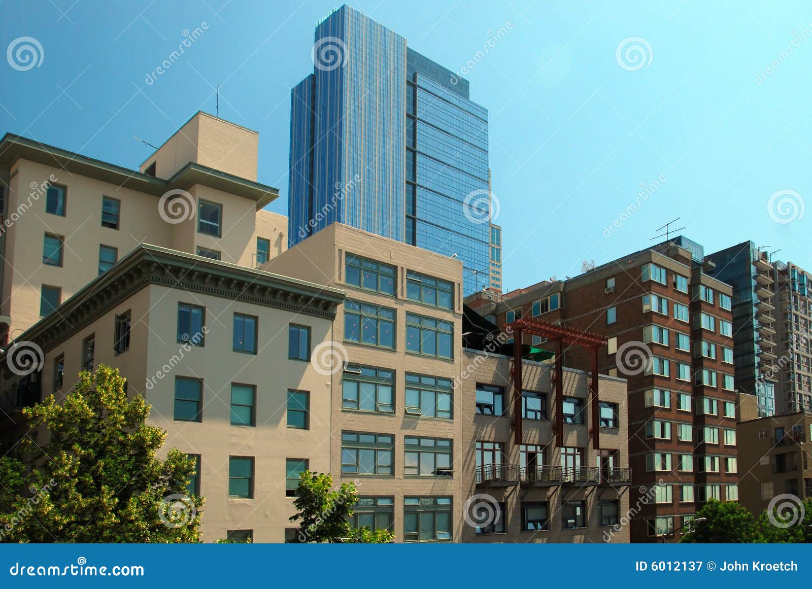 Urban Buildings stock image. Image of apartment, buildings - 6012137