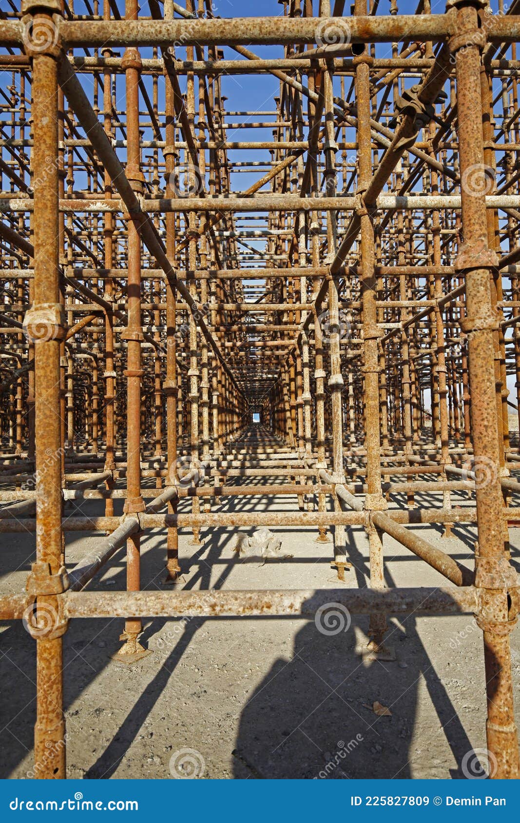 Urban Construction Buildings Foundation Stock Image Image of highrise