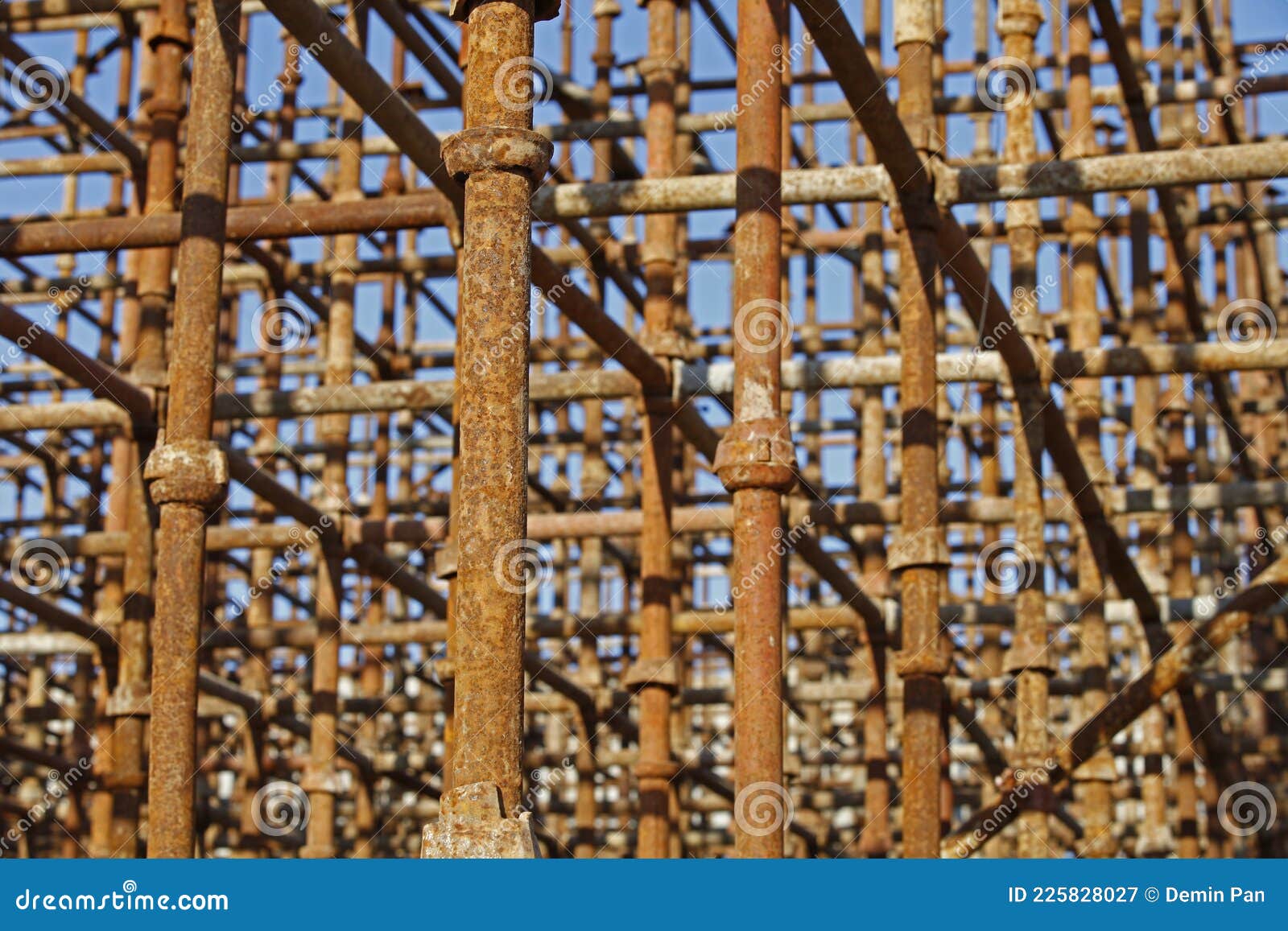 Urban Construction Buildings Foundation Stock Image Image of