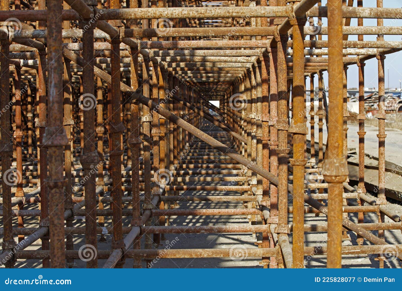 Urban Construction Buildings Foundation Stock Image Image of