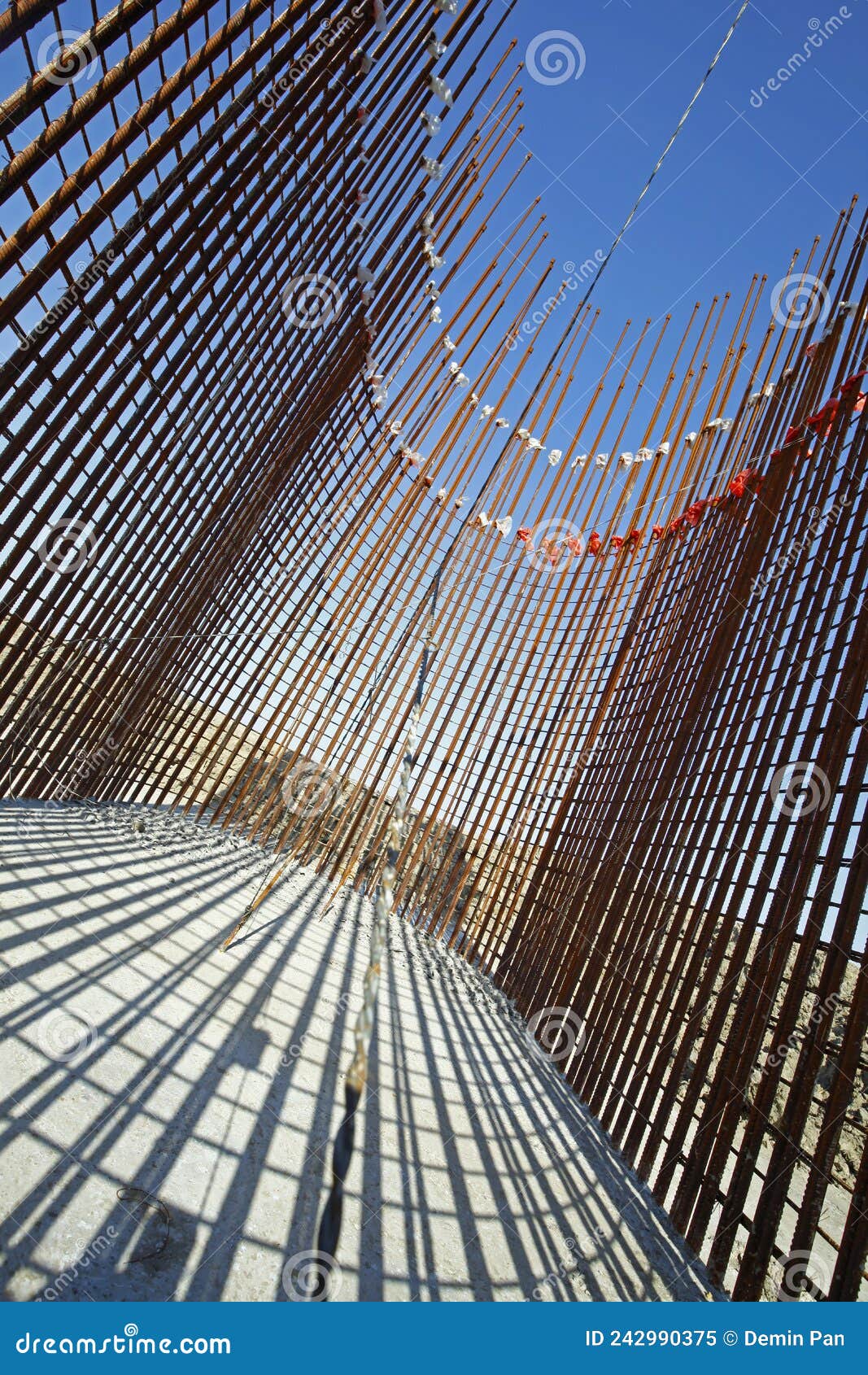 Urban Construction Buildings Foundation Stock Image Image of build