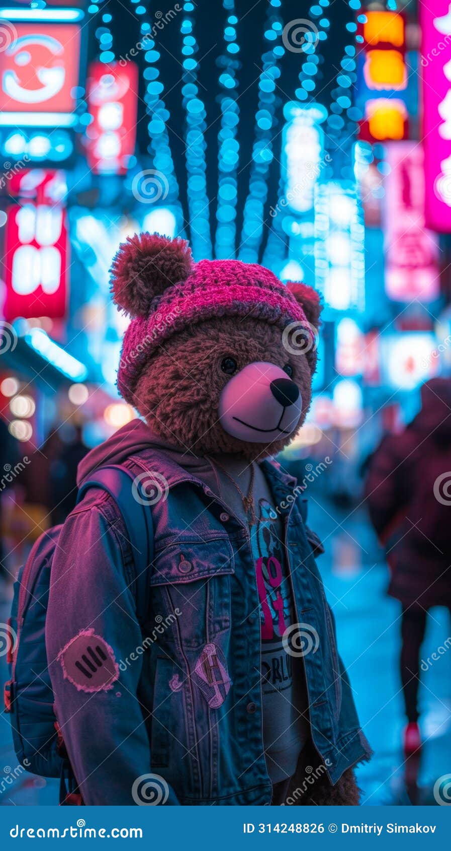 urban-cool bear in