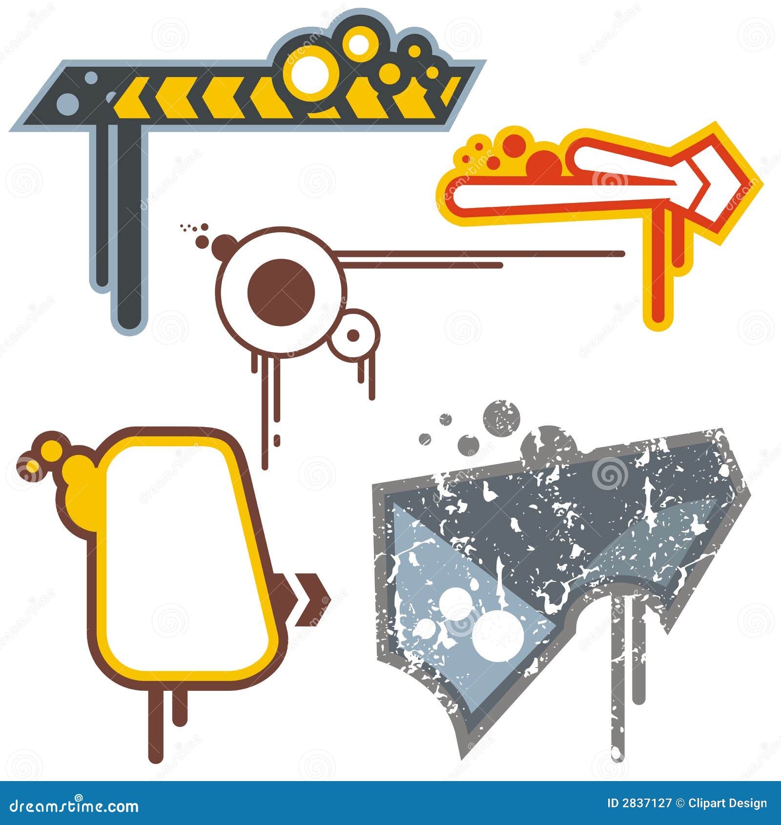 Download Urban design elements stock vector. Image of lines, grunge ...