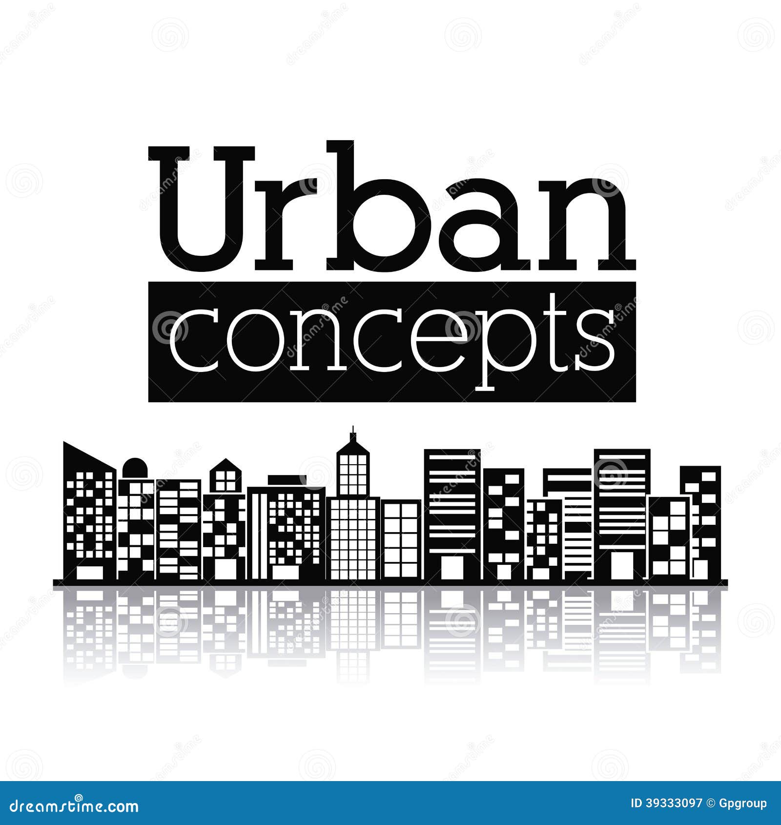 Download Urban design stock vector. Illustration of metropolis ...