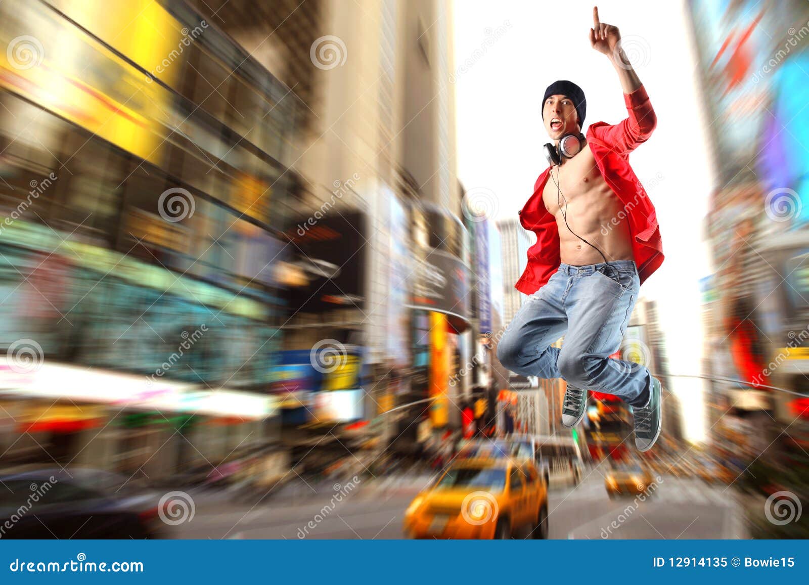 Urban Fun Stock Image Image Of Energy Street Manhattan 12914135